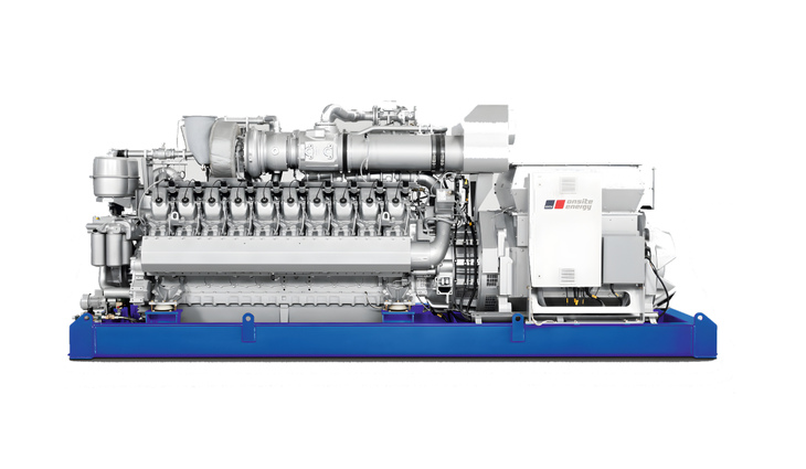 Газопоршневая установка MTU 1700 открытая - фото №1