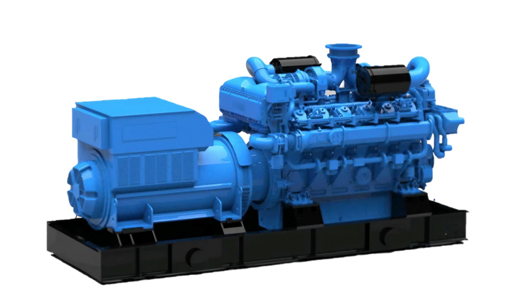 Газопоршневая установка Yuchai 800 кВт открытая - фото №1