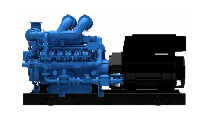 Газопоршневая установка Yuchai 700 кВт открытая - фото №1